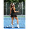 CHARMLEAKS Tennis Dress for Women Workout Dress with Built-in Bra & Shorts Pockets Athletic Dress for Exercise Golf Dresses