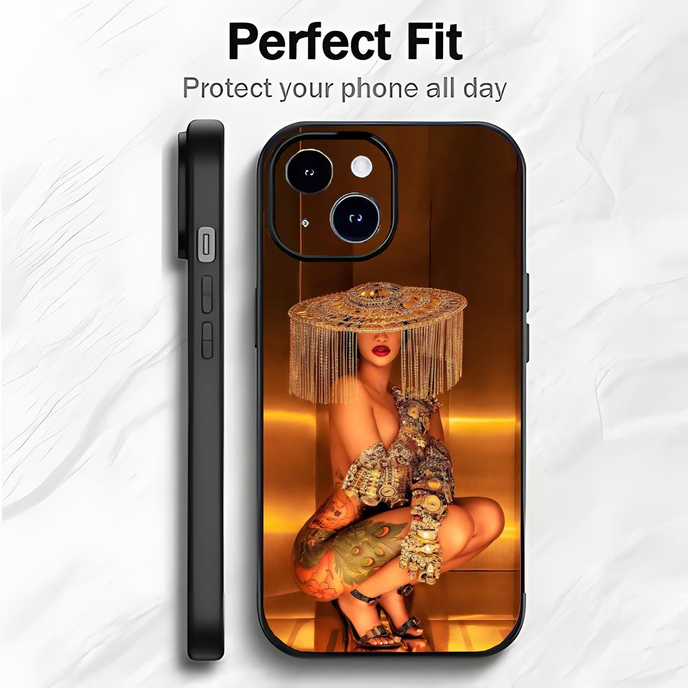 USA Rap Singer C-Cardi B Phone Case Phone Case Soft Packaging Lightweight For iPhone17 16 15 14 13ProMax