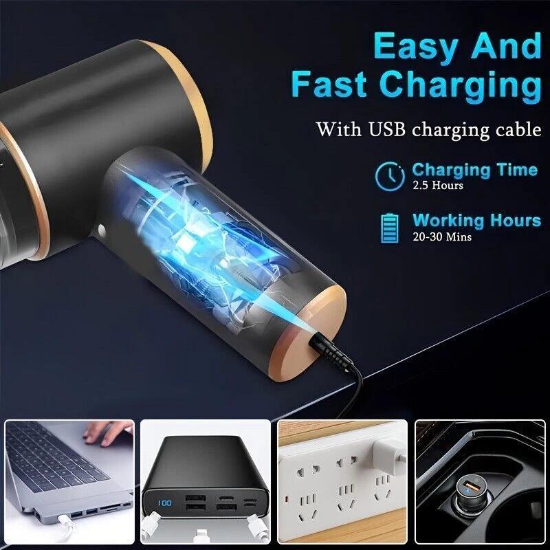Portable Car Vacuum Cleaner 4 In 1 Strong Suction Charge Dual-Purpose Cordless Wireless Handheld Mini Blower 95000PA Air Blowers
