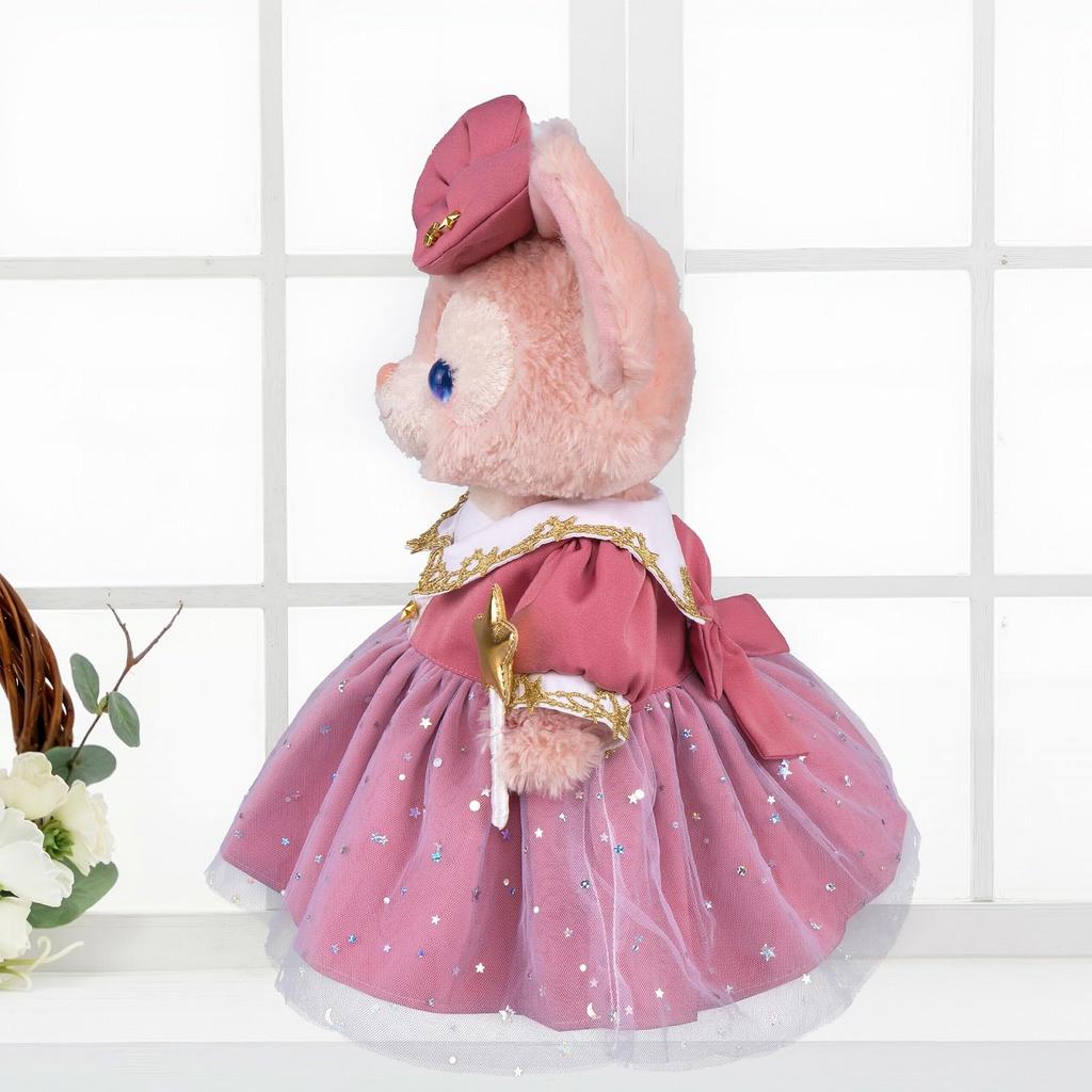 Duffy's new friends, Linabelle and StellaLou, star-patterned red costume, interchangeable, size S (no accessories included) [Used]