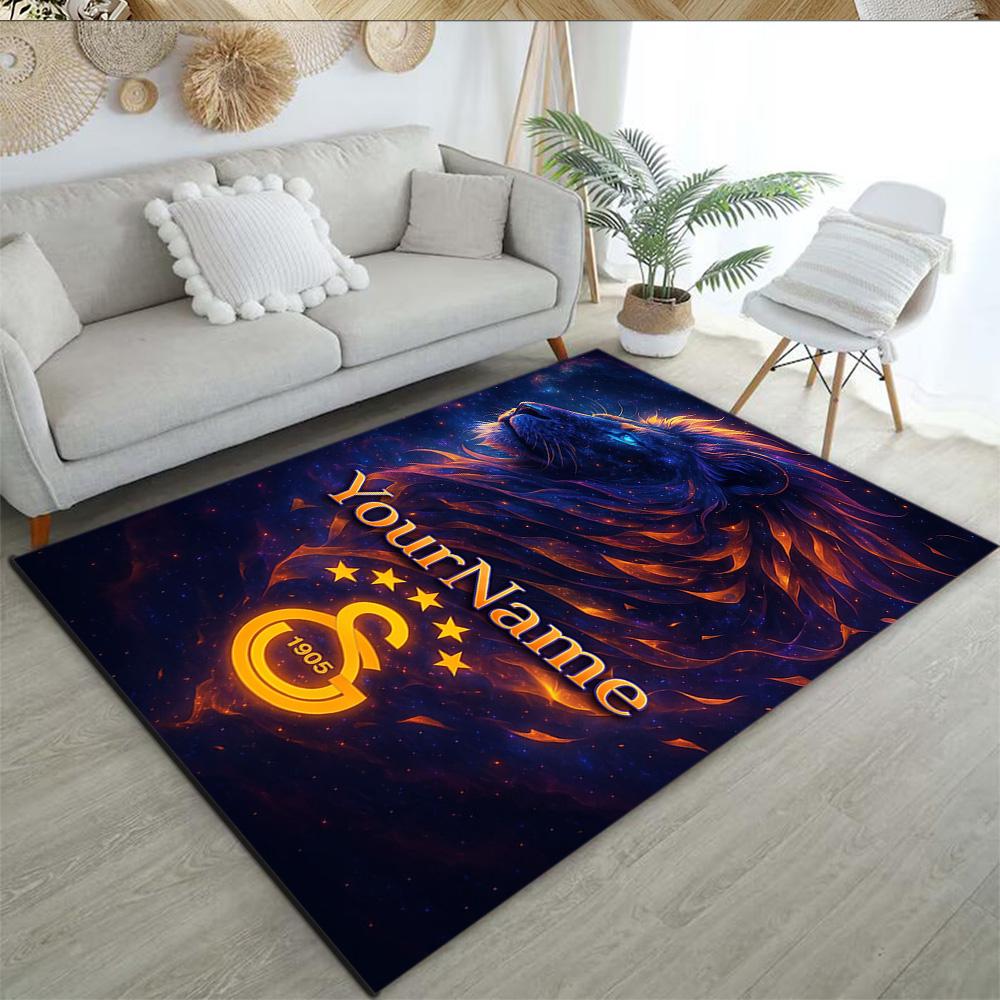Galatasaray Personalized Text Floor Mat Perfect For Hallway Dining Room Living Rooms Decorate Room Antislip Carpet Office Home Decor