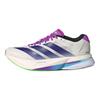 adidas Chaussures de Running Adizero Boston 13 Femme Blanc Violet Baskets JS4953