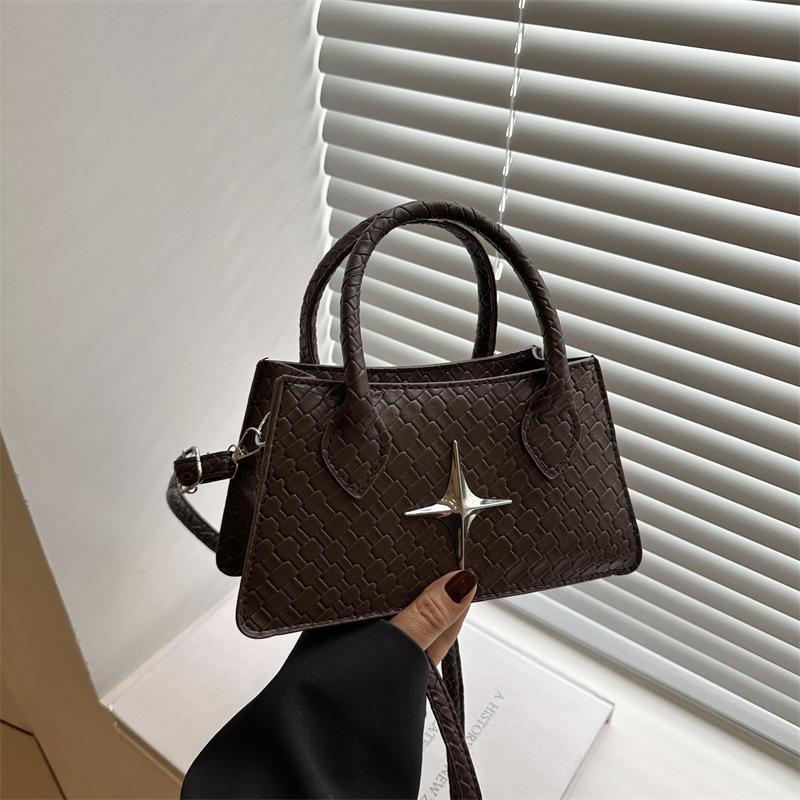 Commuter advanced new simple fashion atmospheric handbag shoulder messenger bag small square bag women