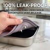 Large Capacity Food Storage Container 304 Stainless Steel Lunch Box Refrigerator Sealed Fruit Vegetable Fresh-keeping Box