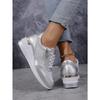 Plus-size Single Shoes Women's 2025 New Four-season Sneakers Korean Version of Trendy Women's Shoes