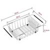 ZISIZ Adjustable Kitchen Dish Drying Rack