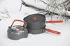 Fire-Maple FEAST2 Aluminum Cooktop, Frying Pan, and Kettle Set for 2-3 People [Official Japanese Product] 3-Year Warranty