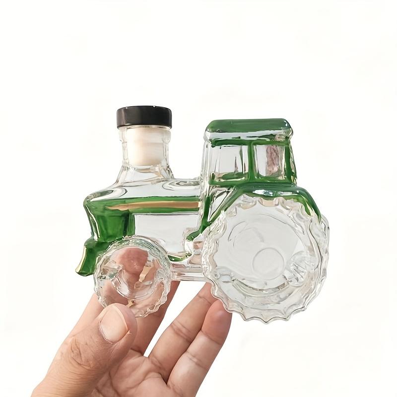 Karafy na alkohol 300ml Sklo Traktor Nádoba Prázdné Auto Whiskey Karafa Láhev Tequily na Víno Vodku Domácí Bar Muži Táta