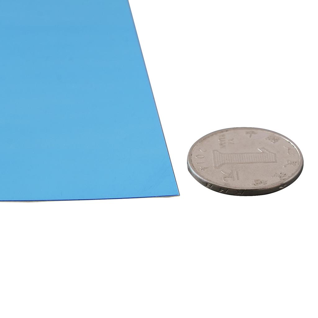 Flexible Reflective Mirror Sheets Self-Adhesive PET Mirror Tiles Non-Glass Mirror Stickers for Home