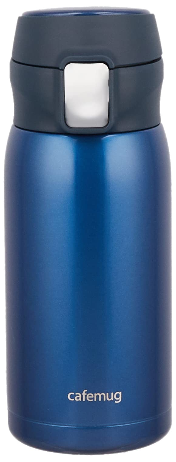 Pearl Metal Lightweight Mug 350ml HB-4756 One-Touch Bottle, Blue-Green,