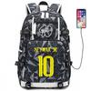 Large Capacity Football Backpack Mbappe School Bag Neymar Signature Backpack