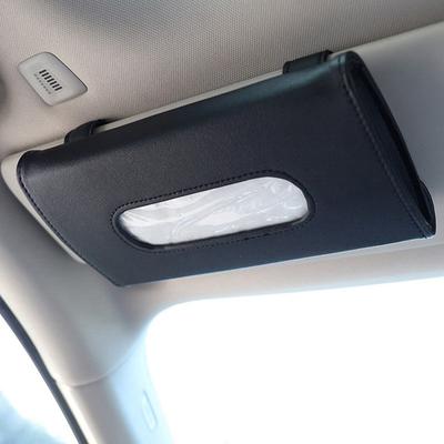 1PCS New Car Tissue Box Car Sun Visor Tissue Box Holder Holder Auto Interior Storage Decoration Interior Car Accessories