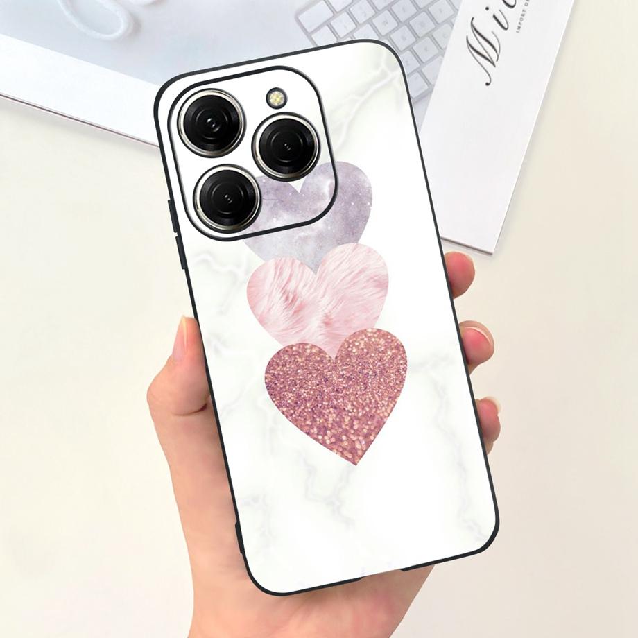 

For Tecno Spark 20 Pro Case Daisy Cactus Flower Phone Cover Soft Matte Camera Protection Case For Spark20 Pro 6.78 WomenFashion Spark 20 Pro