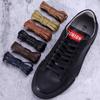 1Pair Waxed Cotton Shoelaces 8mm Width Flats Waterproof Shoe Laces Unisex Boots Casual Sneakers Shoelace Leather Laces Shoes