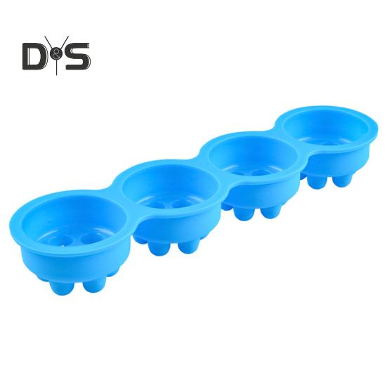 Niezawierająca BPA forma silikonowa wielokrotnego użytku, praktyczna okrągła forma do robienia mydła do masażu