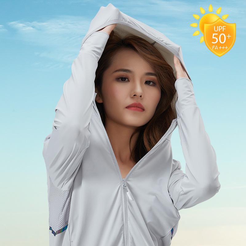 Unisex Ice Silk Sun Protection Clothing, Cooling, Soft, Breathable, Comfortable, Elastic, UPF50+