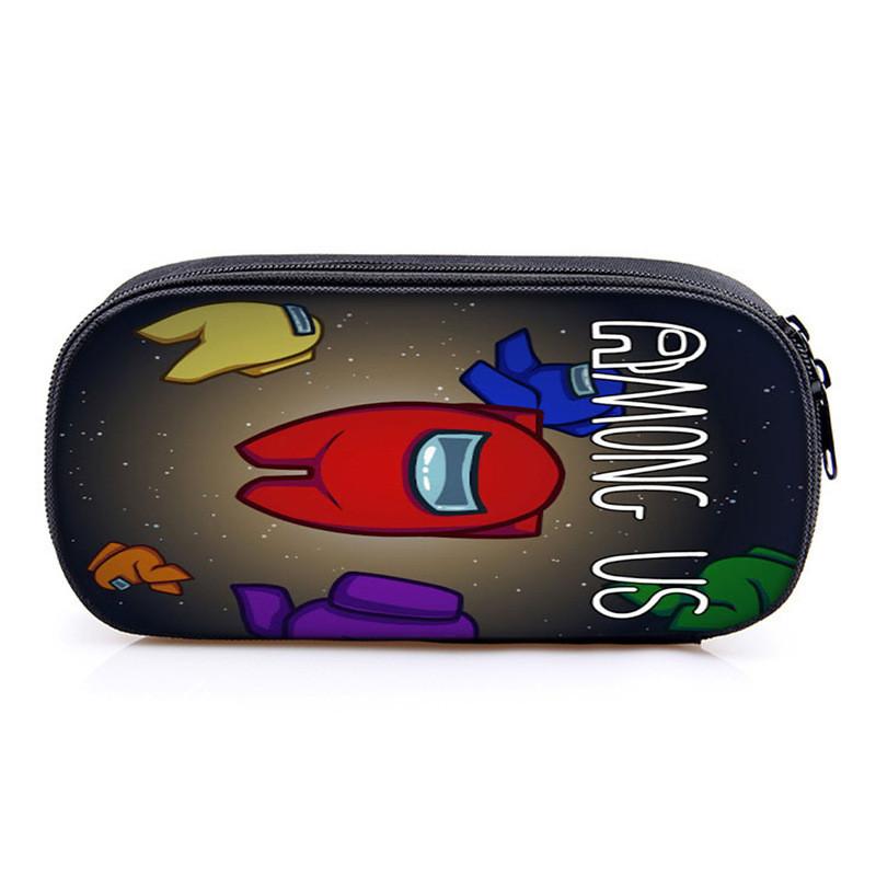 Among Us Game Characters Print Single Layer Stationery Storage Bag For Students