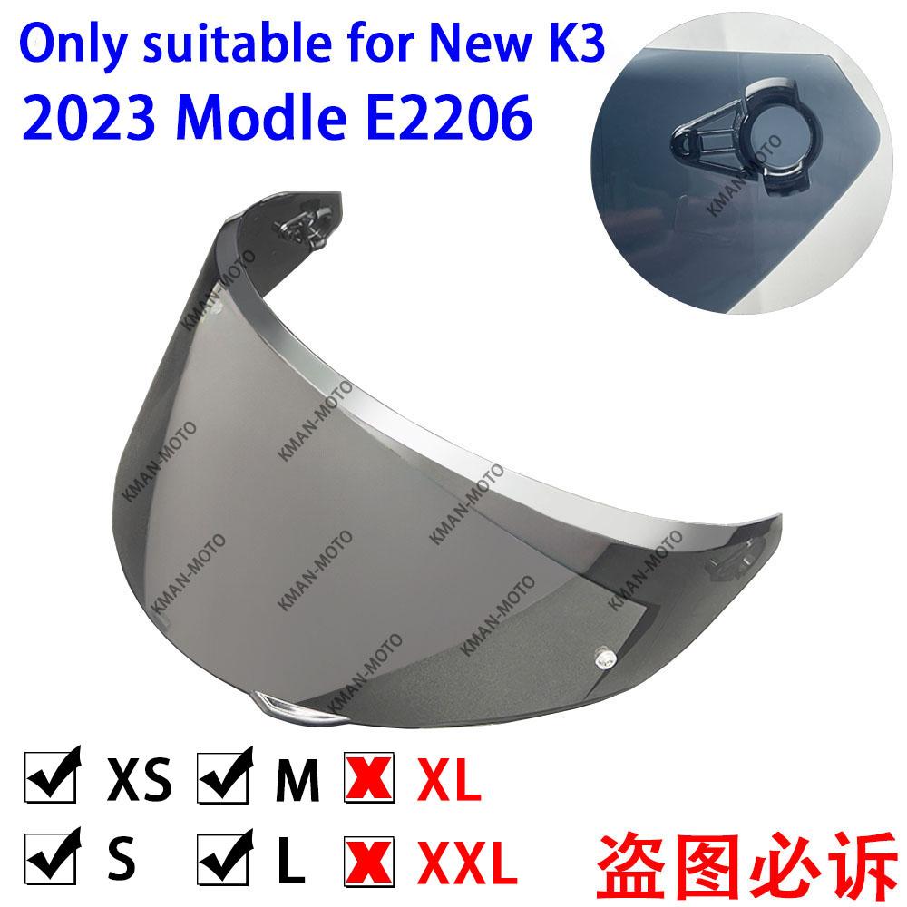 Visiera per Casco AGV K3 Nuovo Modello E2206 Occhiali per Casco da Moto Lente per Casco da Moto accessori moto