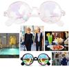 Kaleidoscope Glasses Rave Steampunk Goggles Kaleidoscope Sunglasses Unisex