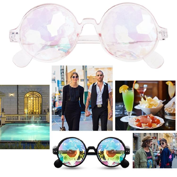 Kaleidoscope Glasses Rave Steampunk Goggles Kaleidoscope Sunglasses Unisex