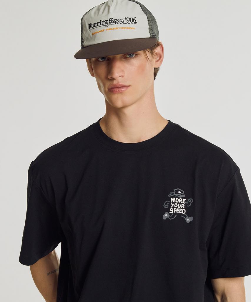 Nyuballanseu Nbneg25613 / Uni Frozen Pictogram Short Sleeve T-Shirt (Black)