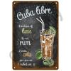 Retro Drink Plaque Art  Beer Wine  Whiskey Decor for Bars  Man Caves