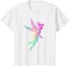 Hot Fashion Disney Peter Pan Tinker Bell Tie Dye 90s T-Shirt S-4XL Four Seasons Gift