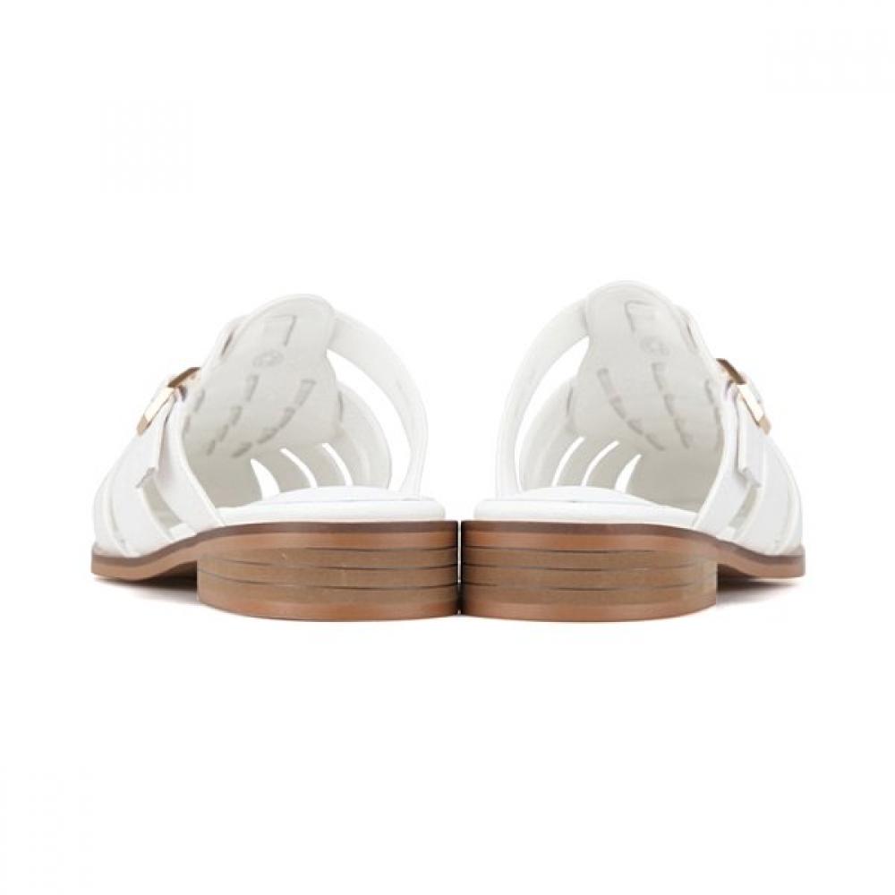 Barbara Leather Fisherman Detail Semi Dress Mule 2cm 3 Colors Bbj181