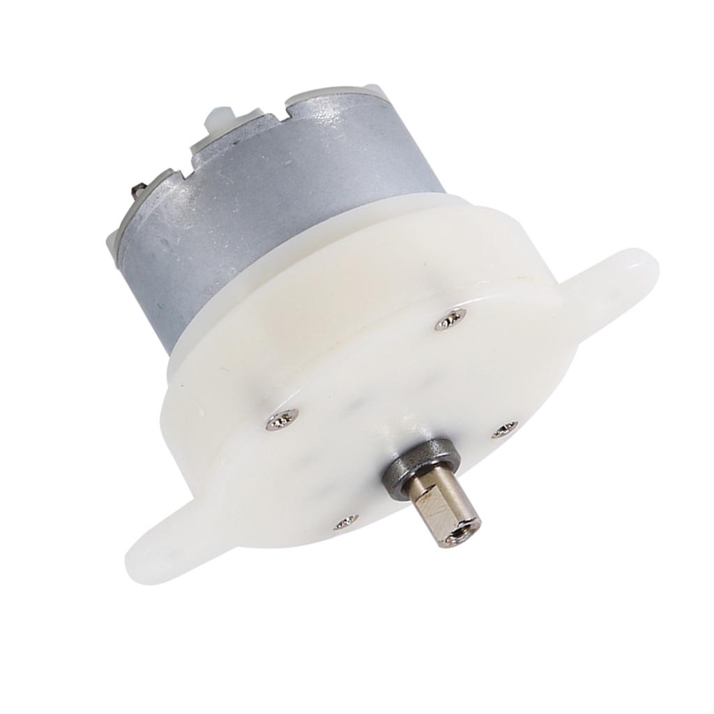 High Torque 12v DC Motor Slow Speed Electric Motor Gearbox 3RPM 4mm Shaft Diameter Micro Motor