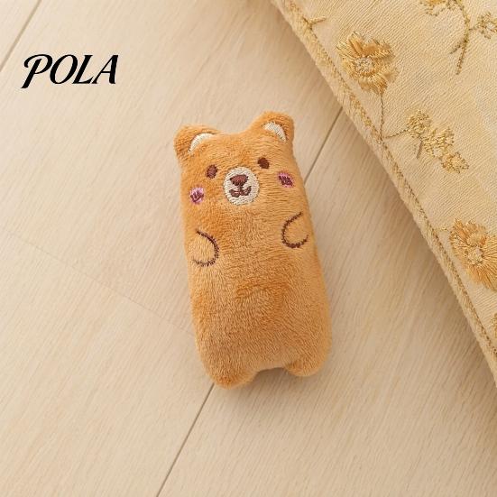 Cute Animal Cat Toy Stuffed Catnip Toy, Soft Plush Chew Bear Duck Frog Enrichment for Indoor Cats Kittens Teething