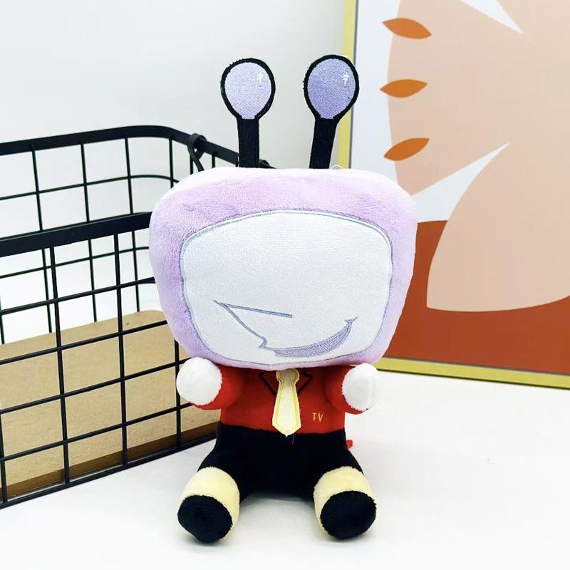 

30cm Exquisite DELTARUNE Tenna Plush Toys New Product Sitting Posture Doll Cute Home Decoration Ornaments Gifts Children Friends фиолетовый