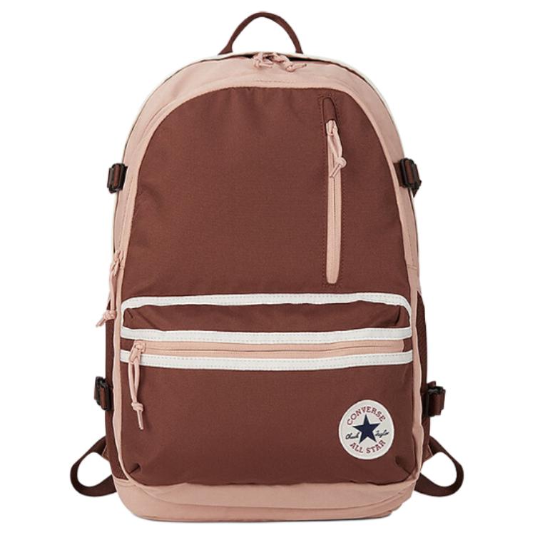 New Converse Polyester Backpack Unisex Brown 10026647-A05