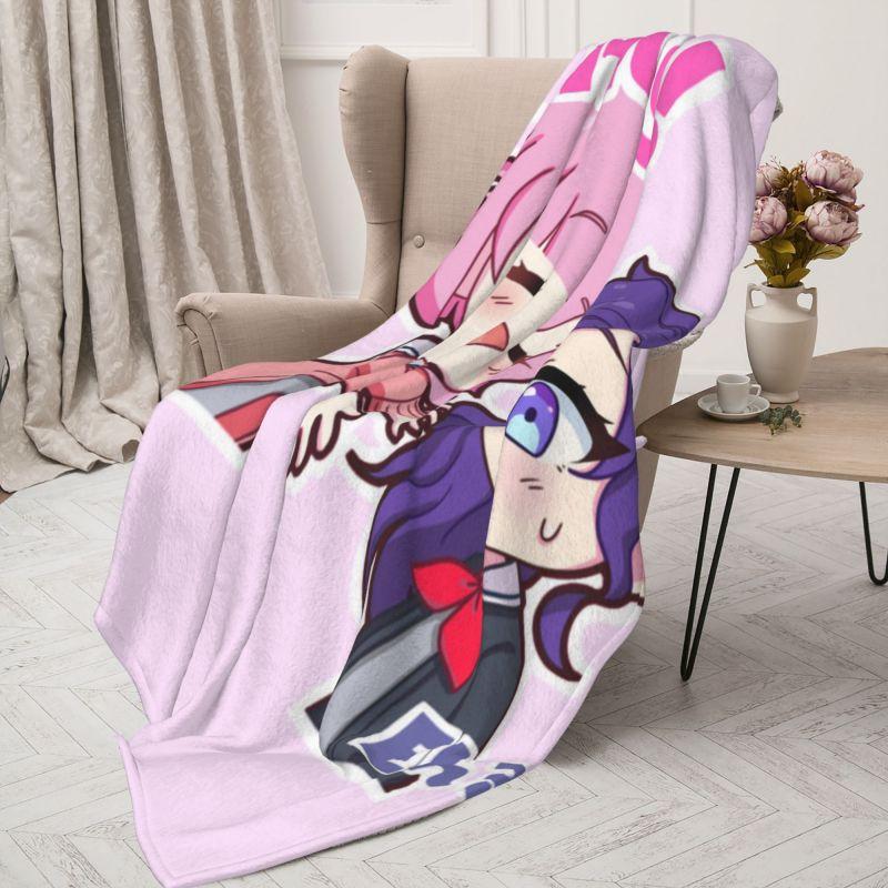 Custom Cartoon Animation Animation Otori Emu Blankets Warm Flannel Throw Blanket for Bedding Couch Bedspread