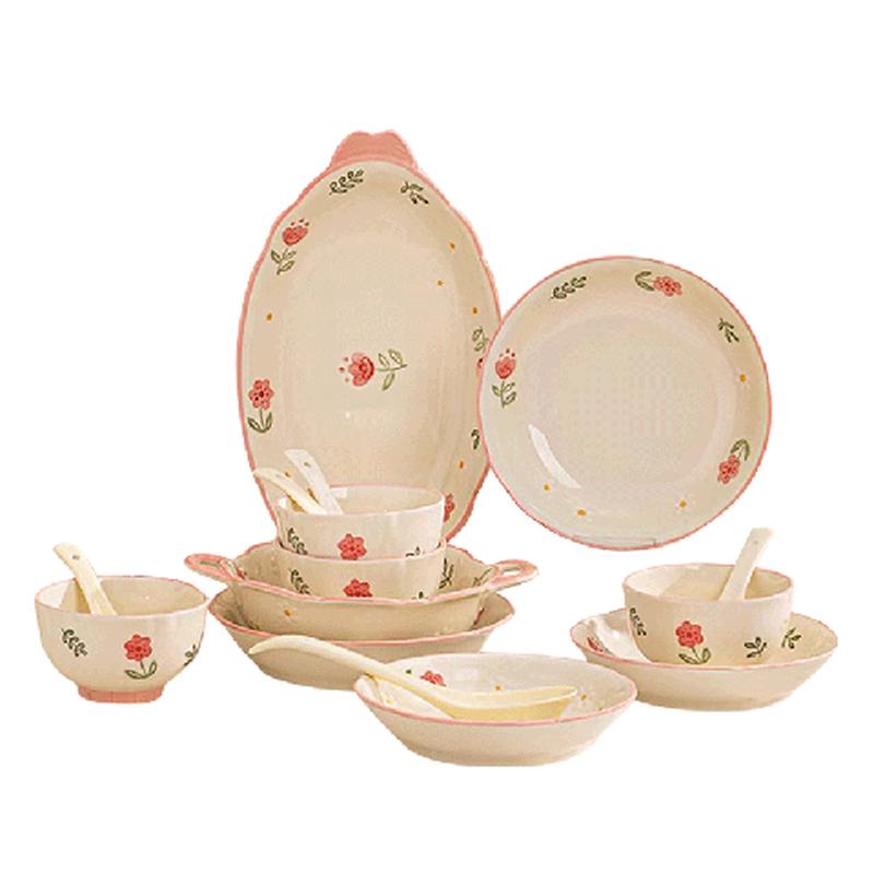 Peiersen Underglaze Ceramic Dinnerware Set