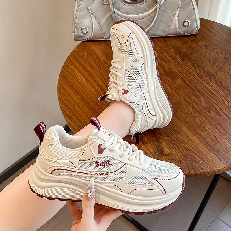 Women's Fashion Sneakers 2025 New Casual Running Sneakers Design Luxury Women's Shoes Breathable Tennis Shoes Platform Shoes
