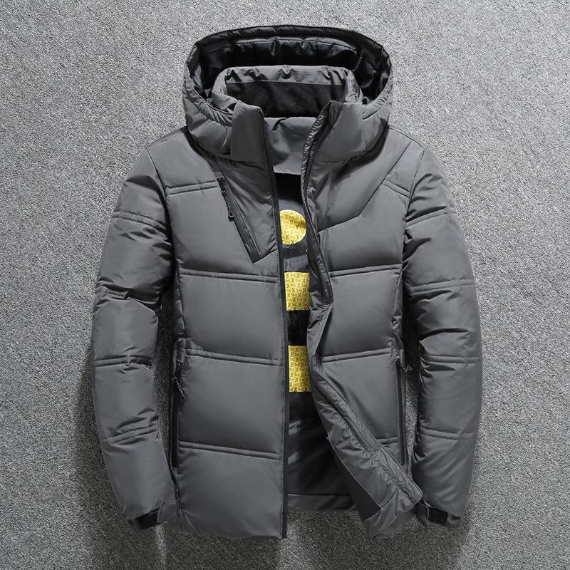 Men's Plus-Size Winter Cotton Jacket with Detachable Hat – Stylish, Warm, Thickened, Cross-Border Outdoor Sportswear