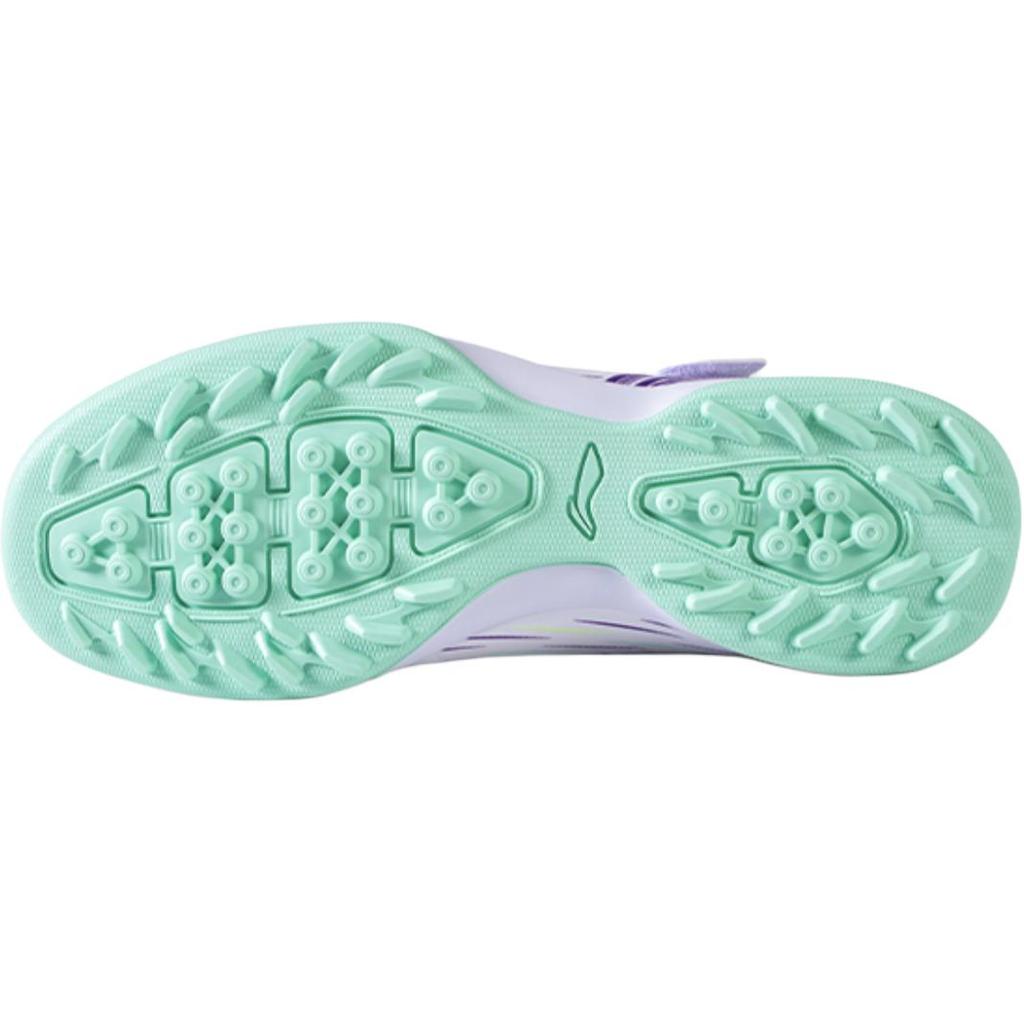 Li Ning Kids PU TF Studded Comfortable Non-Slip Breathable Low-Top Soccer Shoes Kids sneaker YKGU026-1