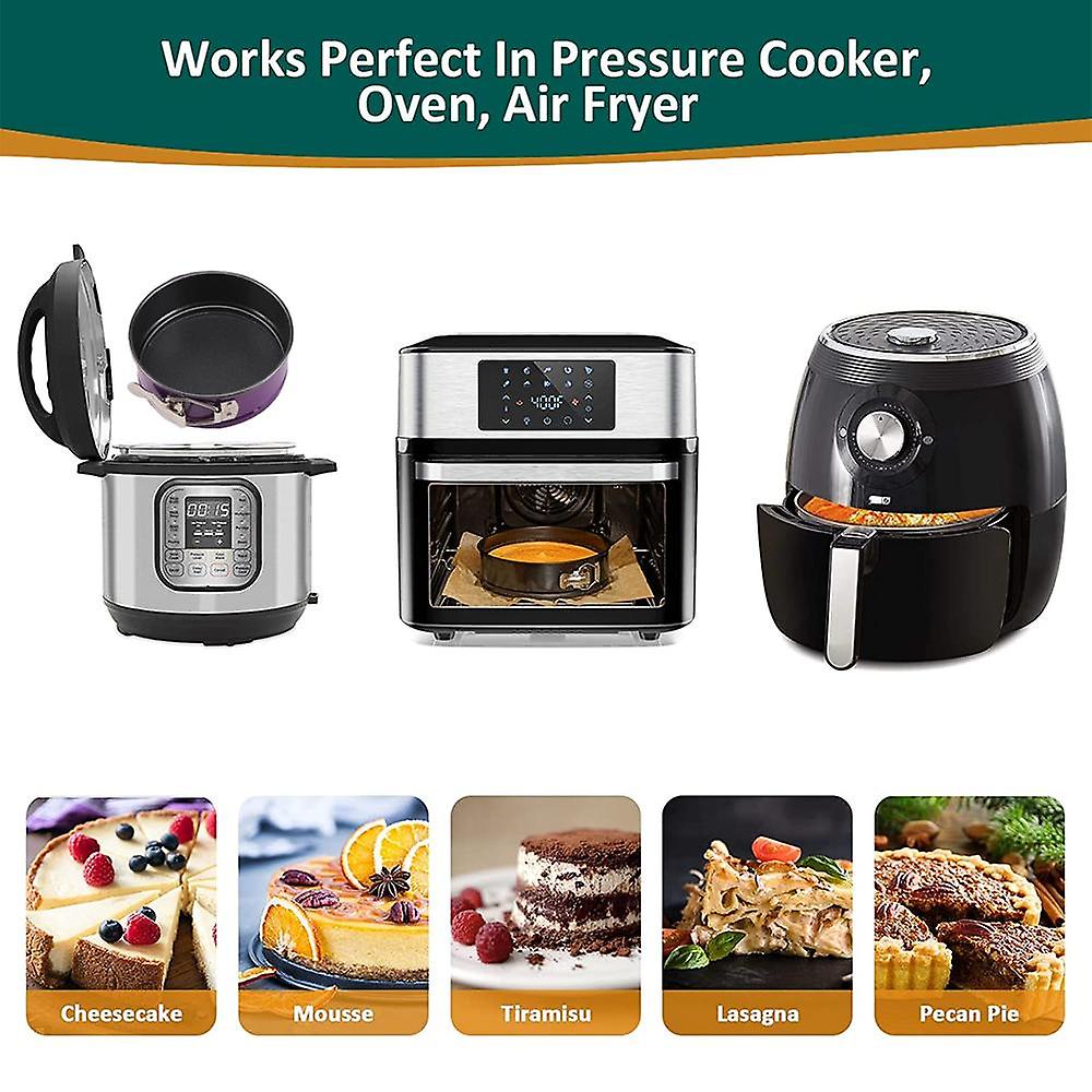 Mini-Antihaft-Springform-Backformen, 3 Stück, kleine Kuchenformen mit abnehmbarem Boden