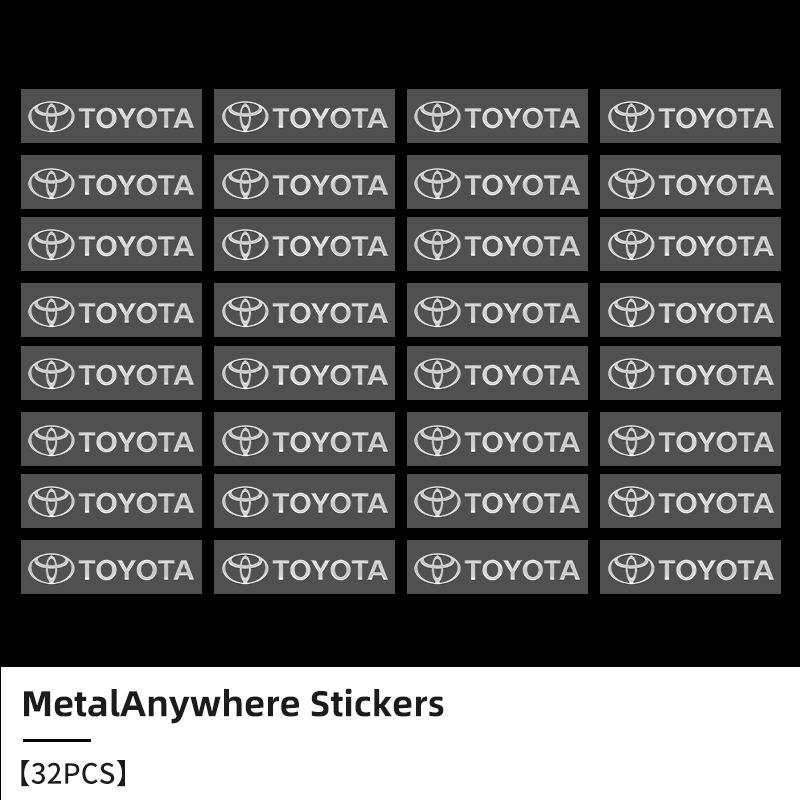 2026 Nuovo Per Toyota Adesivi Logo Auto 3D Lettere Metalliche Adesivi Auto Accessori Interni Per Toyota Corolla Yaris Aygo GT86 Prius