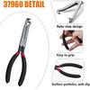 2 Pcs Electrical Disconnect Pliers 37960 37980 Automotive Electrical Connector Disconnect Pliers,Fuel Line Petrol Clip Pipe Pliers for Push Tab Style