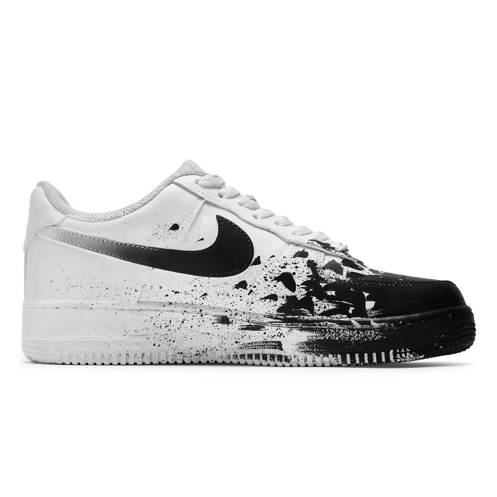 Nike Air Force 1 811 Manufacturing, Industrial Site, Special Shoe Box Low Top Skateboard Shoes Women's Black White DH2920-111(Team80-S-BOX)
