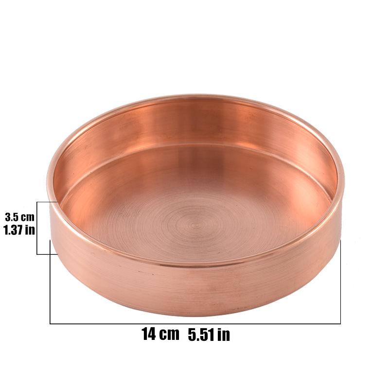 

Buddhism Copper Manza Plate Auspicious Polishing Tibetan Brass Tantra Dish Buddhist Worship Tray Desktop Home Gift Decorative