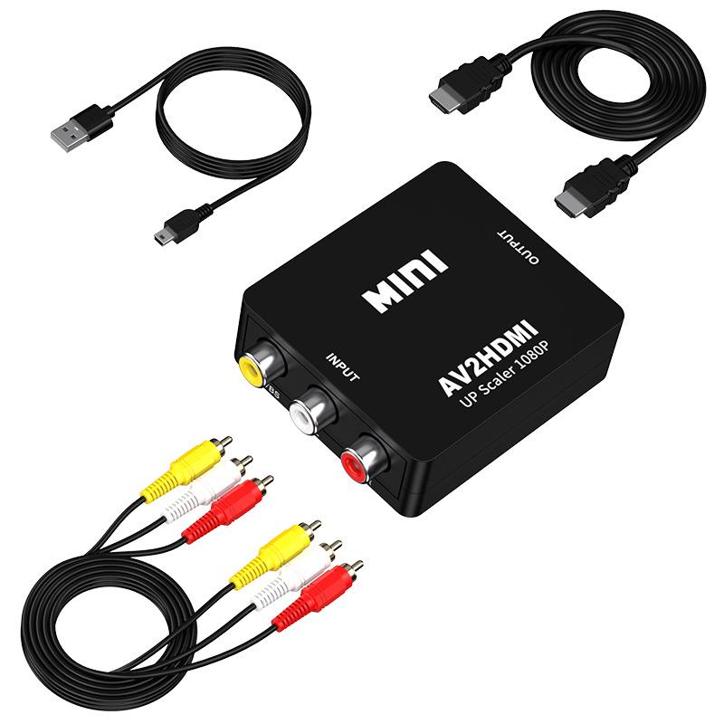 Sanlian 1080P RCA To HDMI Converter for Cross-Border AV, Gaming, and TV Set-Top Boxes