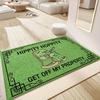 Leisure Frog Carpet Green Doormat Welcome Mat Outdoor Carpet Lightweight Rug For Bedroom Carpet For Living Room Home Deco