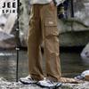 JEEP SPIRIT Men's Loose Fit Autumn/Winter Cargo Pants