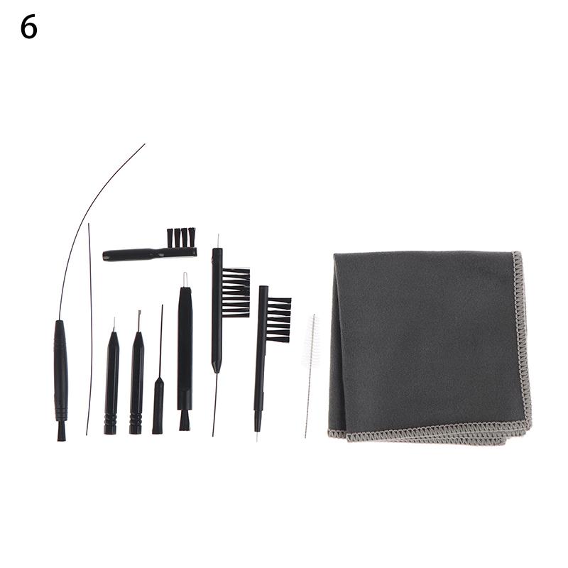 1 Set Hearing Aid Cleaning Tool Hearing Aids Cleaning Kit Brush Vent Cleaner Cleaning Wire With Magnet And Wax Loop Cleaning Set
