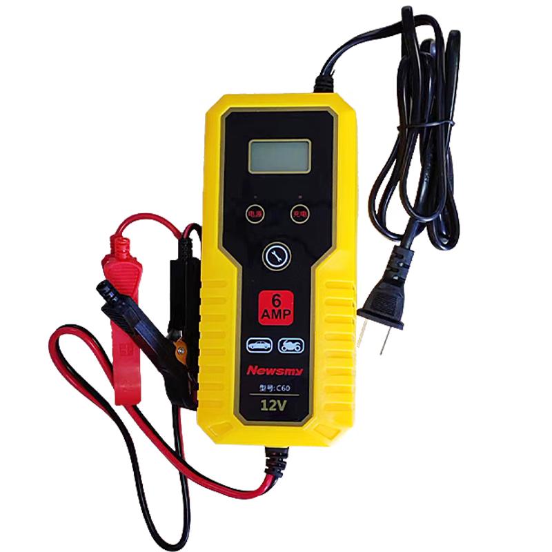 Newsmy C60 12V Full Automatic Smart Car Battery Charger