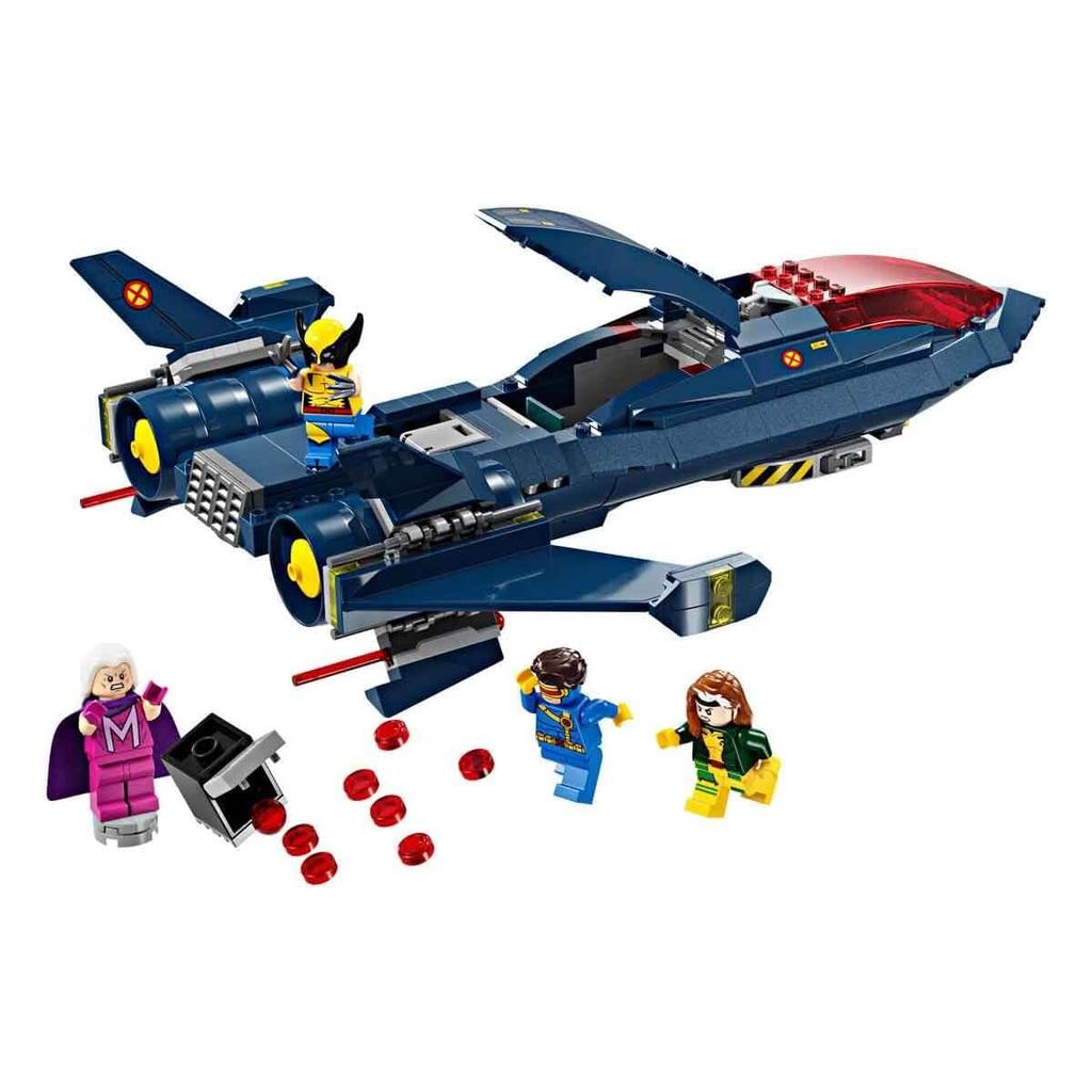 LEGO Super Heroes X-Men X-Jet Toy - Perfect Gift for Birthdays, Christmas, Boys, Girls, Children Ages 8, 9, 10, Elementary School Students - Marvel Go