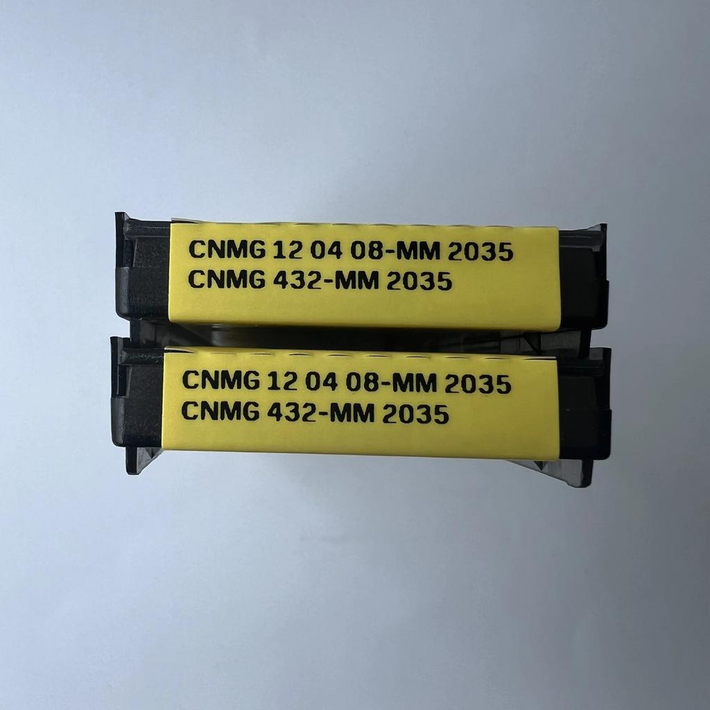 Sandvik / CNMG120408-MM 2035 / Industrial Indexable Carbide Inserts 10 Pcs