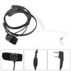 2pcs Two Way Radio Headphone Throat Microphone Headset Fit for BaoFeng UV-5R UV-6R UV B5 BF-888S